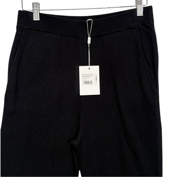 Favorite Daughter Cotton & Cashmere Rib Knit Flare Leg Pants Size Medium NEW - Picture 3 of 9